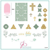 Celtic Charm (CjS-H-49)  - CJS Medium Stamping Plate
